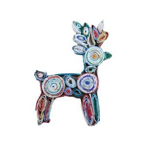 Eco Friendly Quilling Deer Handmade from Recycled Magazines